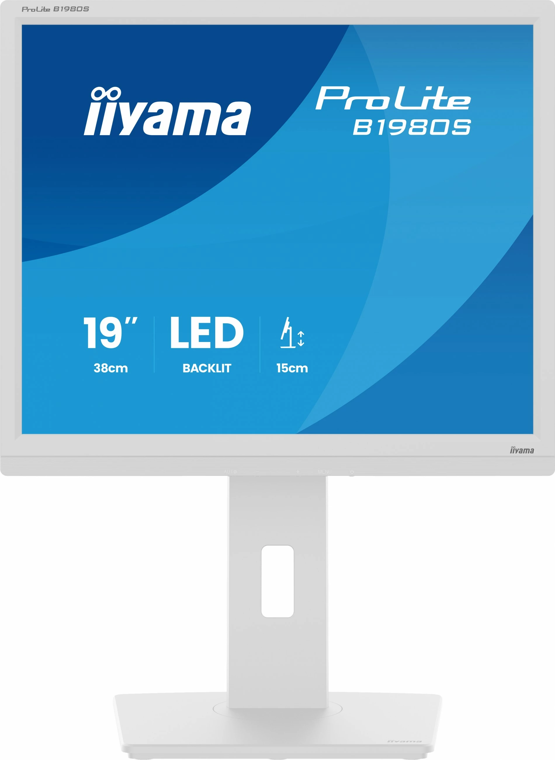 Monitor iiyama ProLite B1980S-W1, 19 inç, LED, 1280x1024, i bardhë