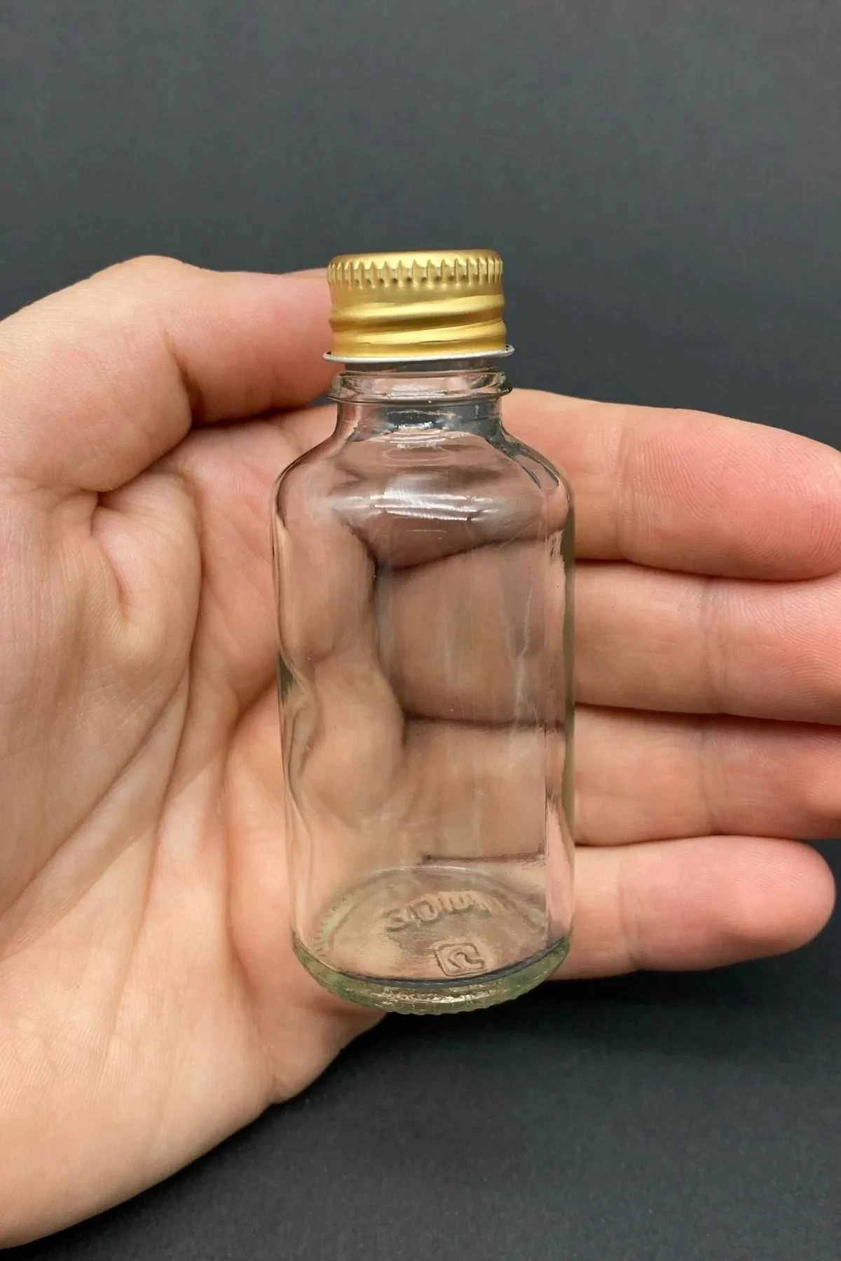 Set shishe qelqi, 6 copë, Hermia Concept, transparent, kapak ari, Tu-30Ccgold6Lı