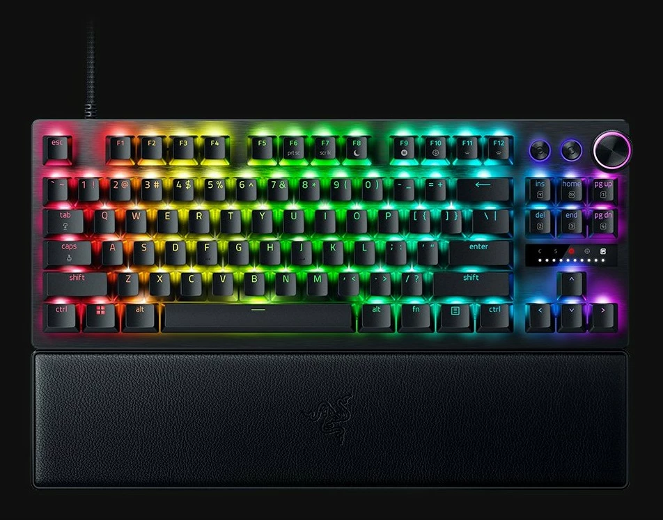 Tastierë Razer Huntsman V3 Pro Tenkeyless, 8KHz, layout gjerman, RGB