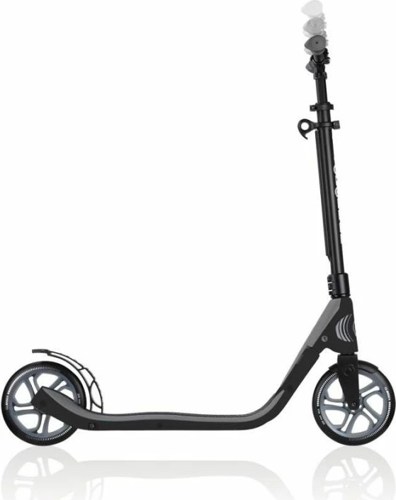 Skuter Globber për meshkuj, femra, fëmijë, i zi