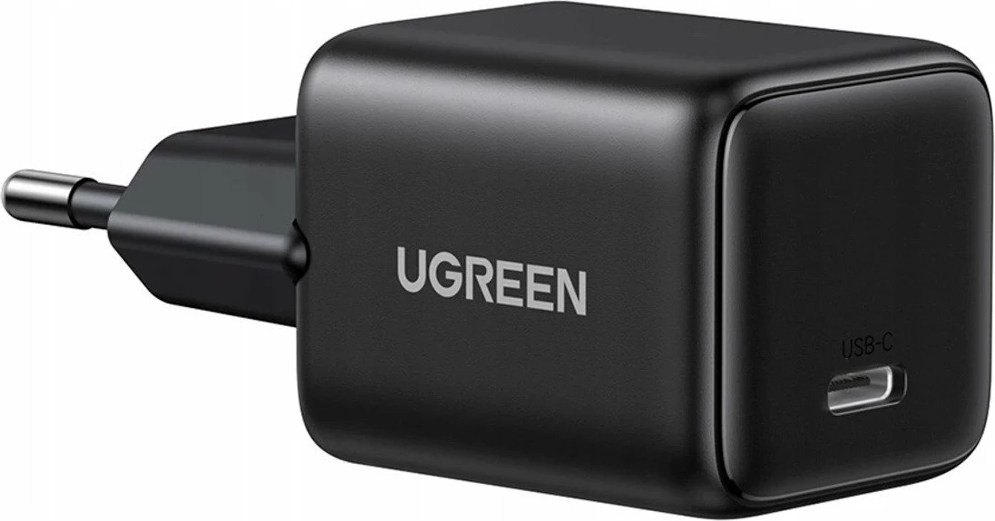 Karikues rrjeti Ugreen X513 30W GaN, 1x USB-C 3A, me kabllo USB-C 1 m, e zezë
