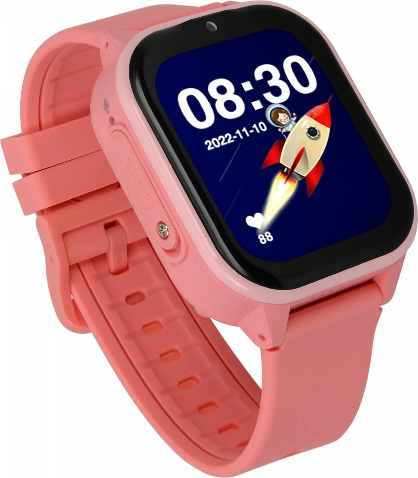 Smartwatch Garett Kids Sun Ultra 4G, për fëmijë, Rozë
