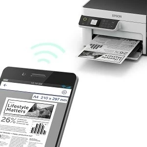 Printer Epson EcoTank M2120, Inkjet, Wi-Fi, Bardhë