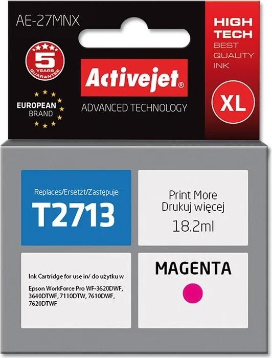 Ngjyrë zëvendësuese Activejet AE-27MNX për printer Epson, 18.2 ml