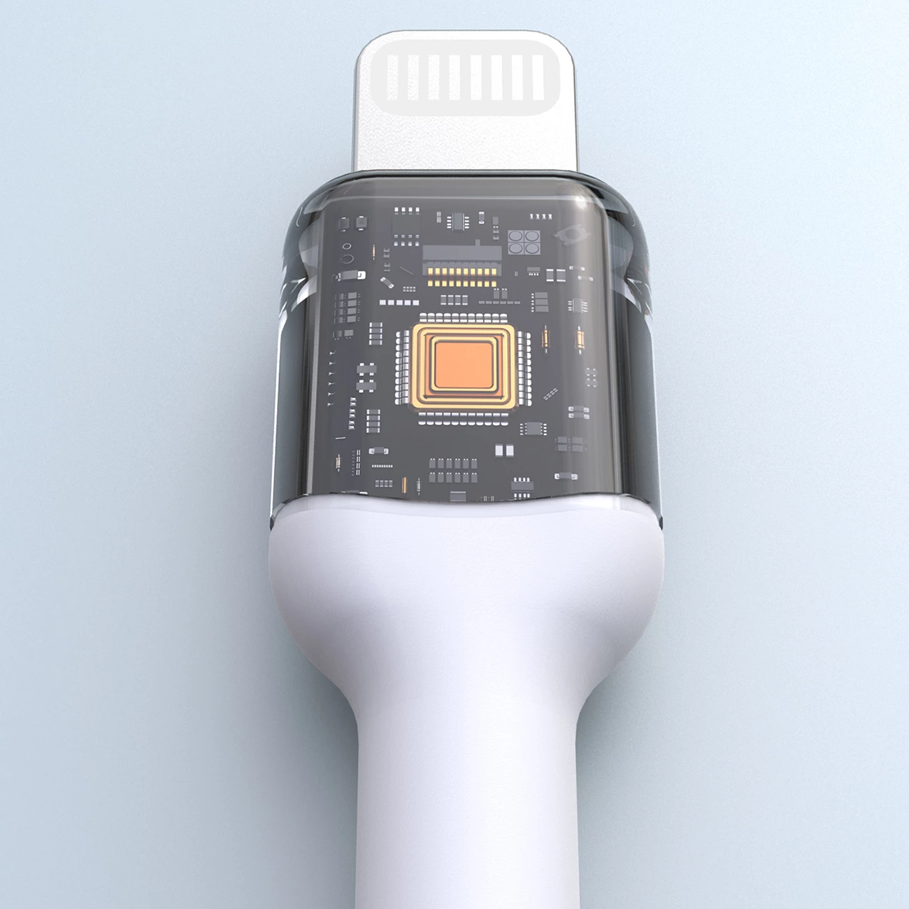 Kabllo Dudao L9X, USB-C në Lightning, 2m, 30W, e bardhë