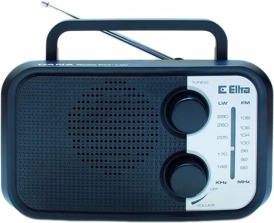 Radio Eltra DANA 206, mono, FM/AM, e zezë