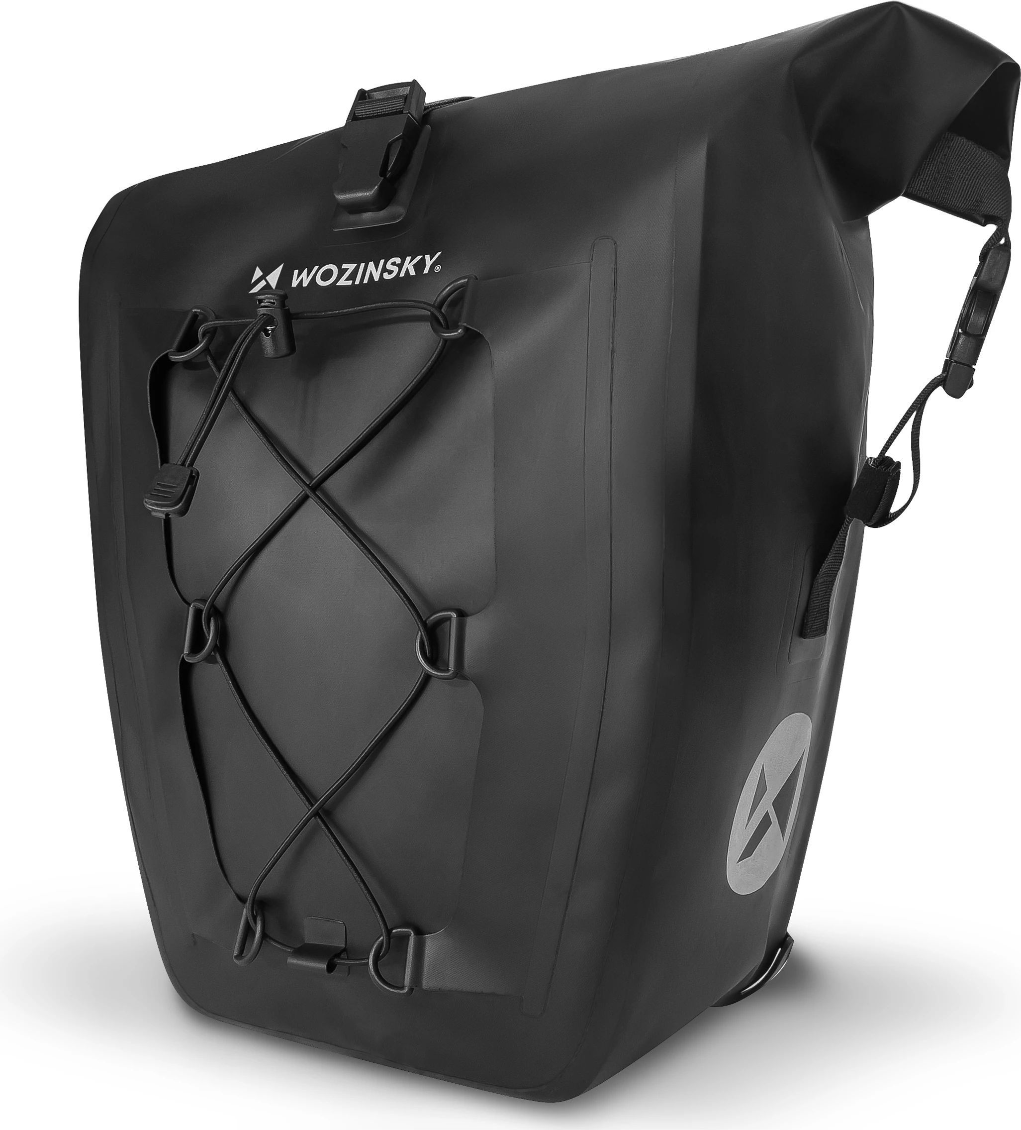 Çantë bagazhi për biçikletë Wozinsky WBB24BK, 25L, e zezë