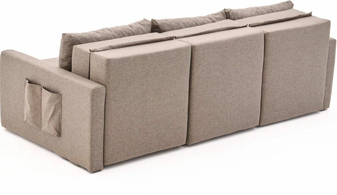 Divan-krevat treshe, Atelier del Sofa, Saros, ngjyrë kafe