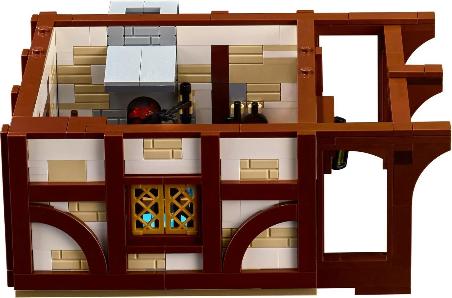 Set LEGO IDEAS 21325 Medieval Blacksmith, 4 minifigura