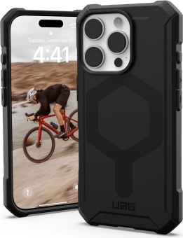 Mbështjellës UAG Essential Armor MagSafe për iPhone 16 Pro, Zi