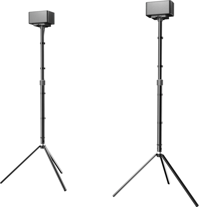 Stativ për altoparlant, Ultimea Steady 300 UBCA0, lartësi e rregullueshme 62-93 cm, max 3 kg, e zezë, set 2 copë