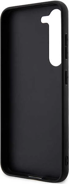 Mbështjellës Karl Lagerfeld Saffiano Mono Metal Logo për Samsung Galaxy S23, i zi