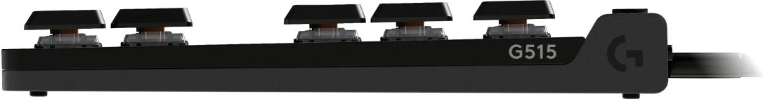 Tastierë gaming Logitech G515 TKL, mekanike, RGB, QWERTZ, e zezë