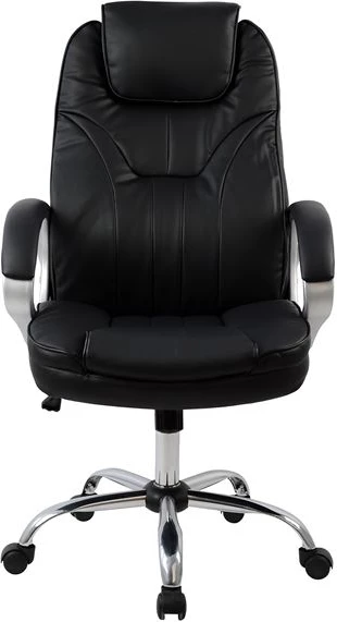 Karrige menaxheri për zyre, bazë kromi, FH1025.01, 65x71x106.5 cm