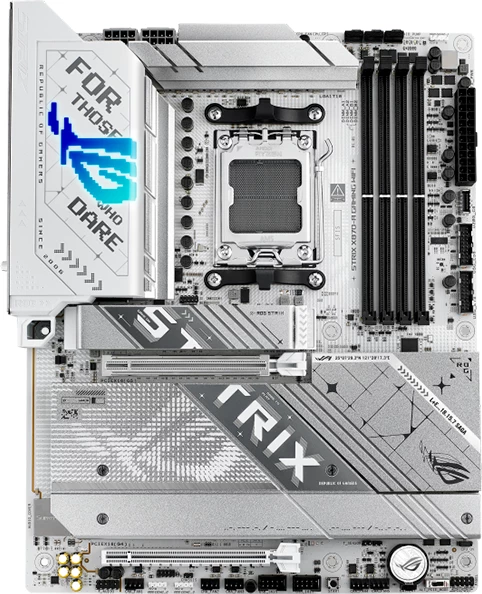 Pllakë amë ASUS ROG Strix X870-A Gaming WiFi, ATX, AM5, DDR5, e bardhë