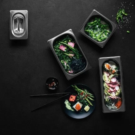 Set i gatimit me avull AEG A9OZS10, prej çeliku inox