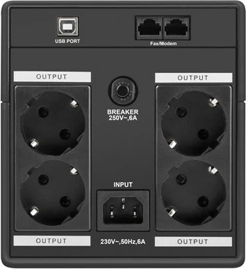 UPS Armac Home 1000F LED, 1000VA, 650W, 4xSchuko, i zi