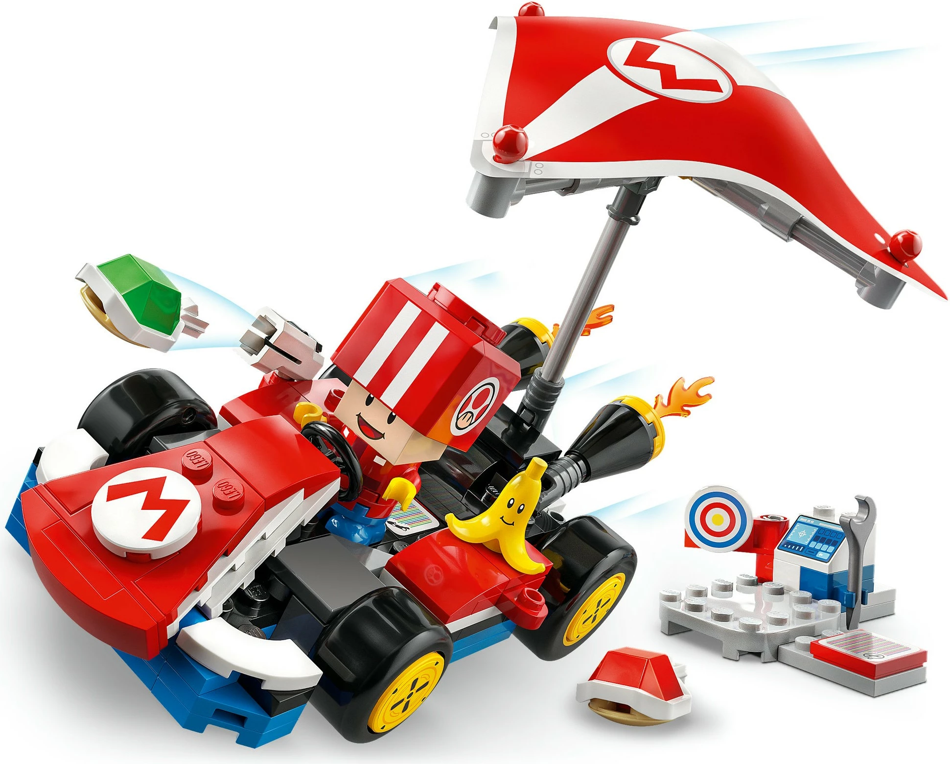 Set ndërtimi LEGO Mario Kart Standard Kart, 174 pjesë, shumëngjyrësh