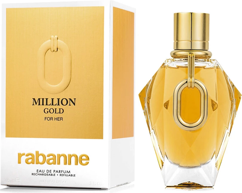 Eau de Parfum Paco Rabanne Lady Million Gold, 90 ml