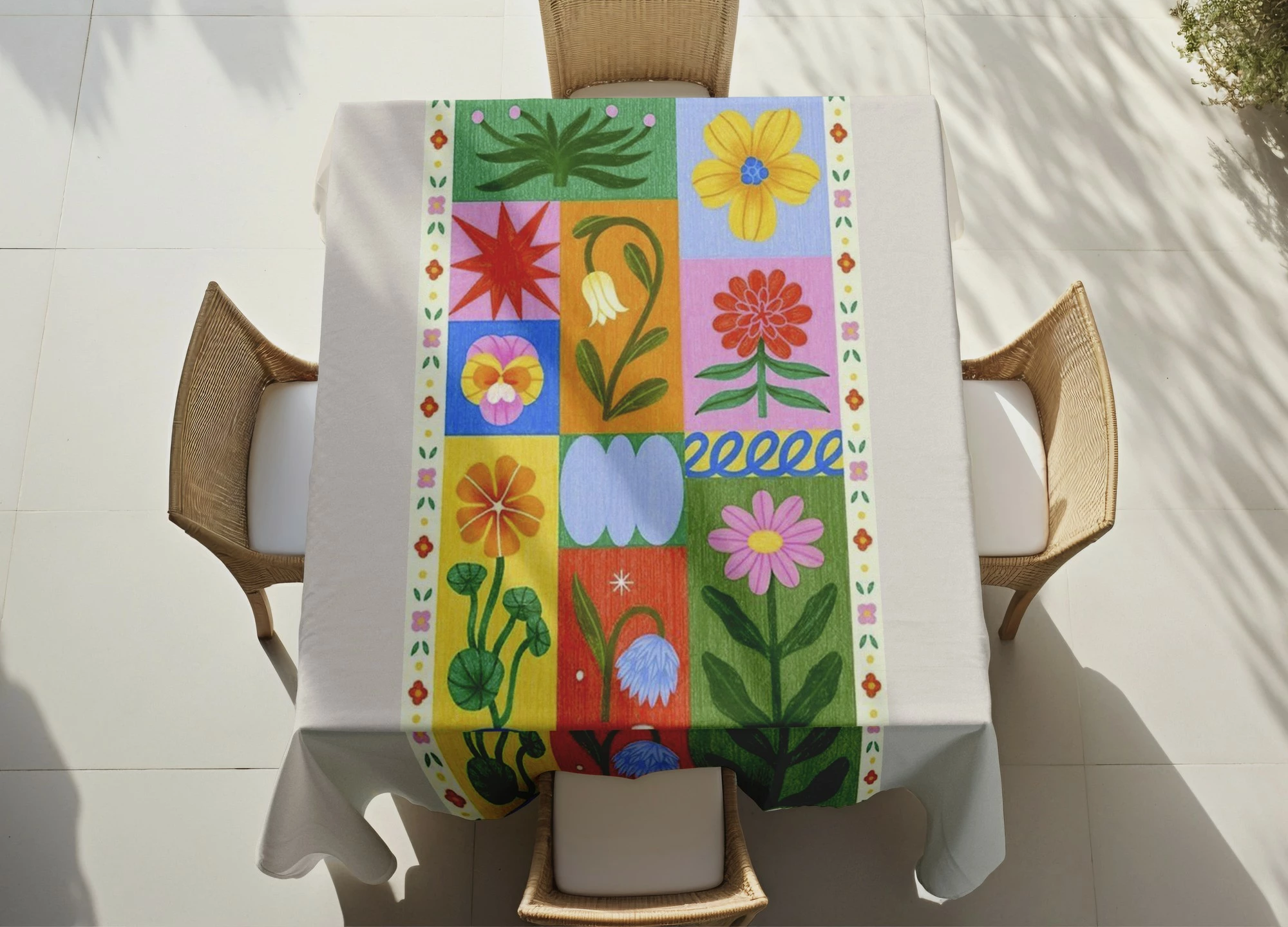 Mbulesë tavoline Hermia, Asr-tblclt25-23, 140x220 cm