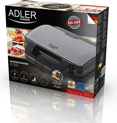 Toster Adler AD 3043, 1300 W, i zi 