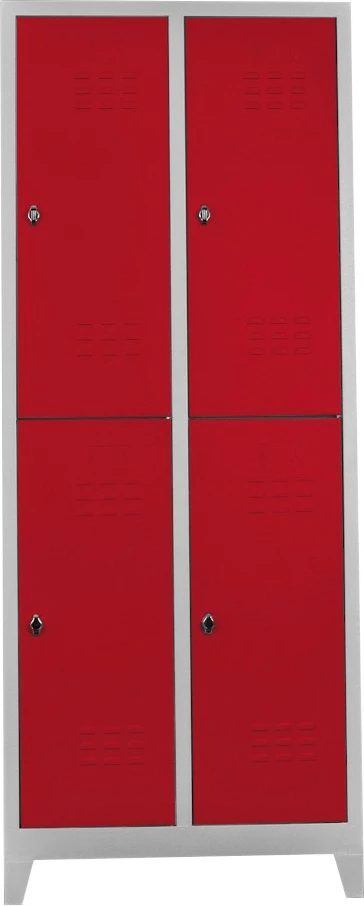 Dollap metalik për depozitë, gri e kuqe, Skye Decor, Js1026Kı