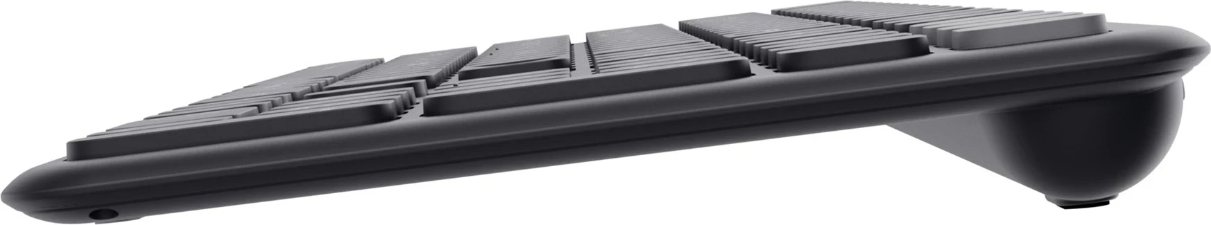 Tastierë Trust Vaiya, USB + RF Wireless + Bluetooth, US English, E zezë