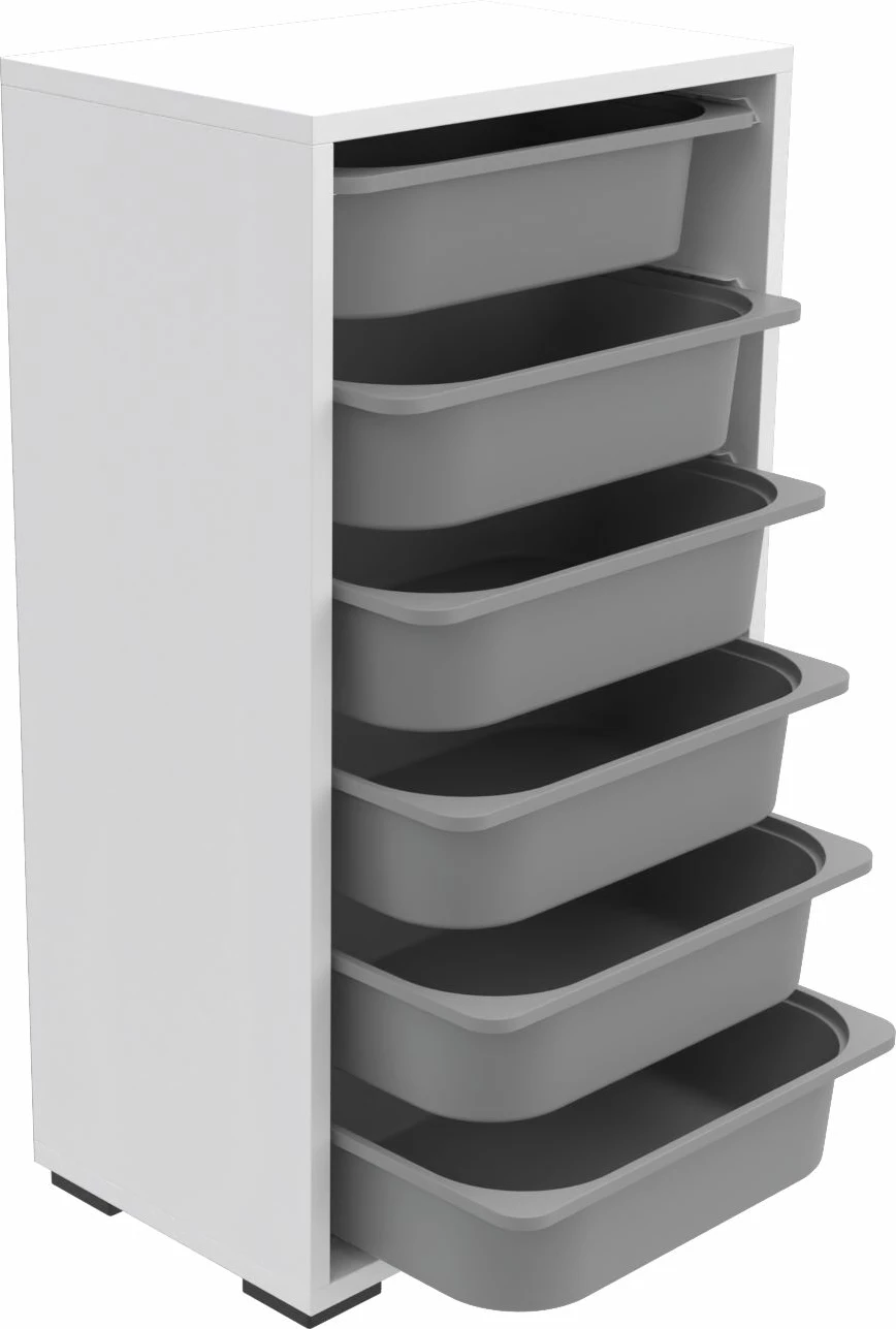 Dollap multifunksional Hanah Home, bronz 6N, i bardhë, gri