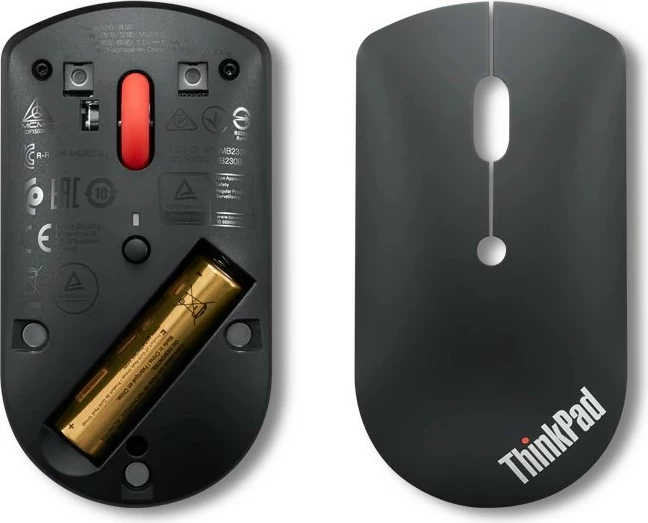 Maus Lenovo 4Y50X88822, Ambidextrous, Optical, Bluetooth, 2400 DPI, Black