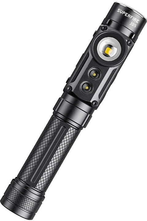 Elektrik dore Superfire J05, 380+450lm, USB-C, i zi