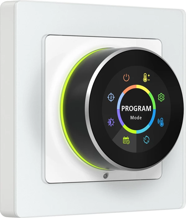 Termostat i mençur Wi‑Fi Avatto WT20R-EH-16A-W-WiFi, për ngrohje në dysheme elektrike, 16A, Tuya Smart Life, i bardhë