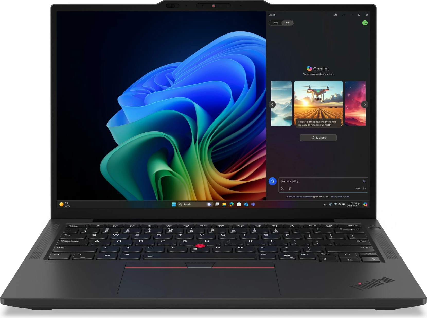 Laptop Lenovo ThinkPad X13 G6, AMD Ryzen 7, 32GB RAM, 1TB SSD, 13.3 inç, 5G, Windows 11 Pro, zi