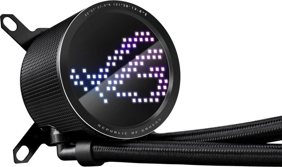 Ftohës me lëng ASUS ROG Ryuo III 240 ARGB, 240mm, 2x12cm, LED, i zi