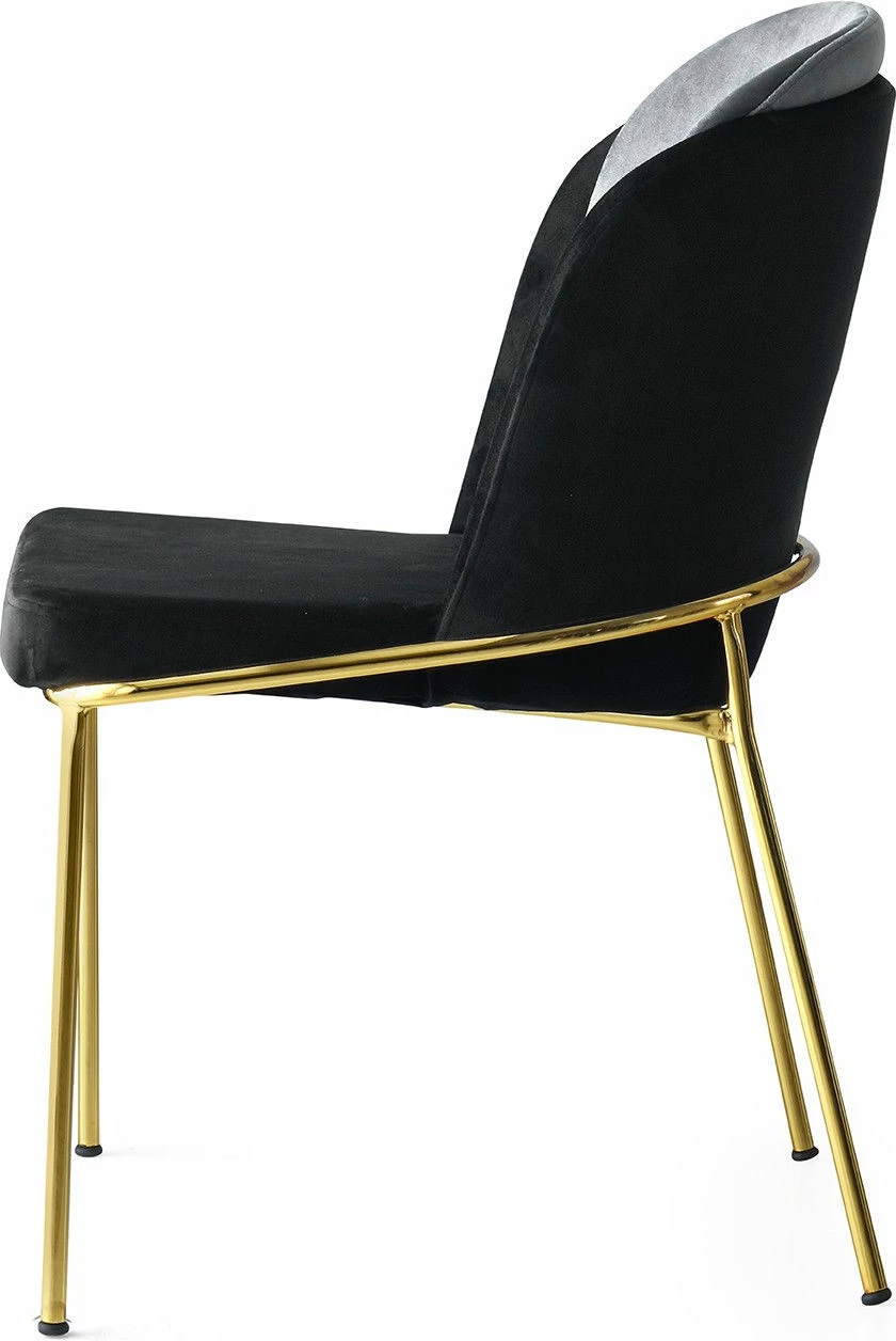 Set karrigesh (4 copë), Hanah Home, Dore - 103 V4, ngjyrë e zezë dhe ari