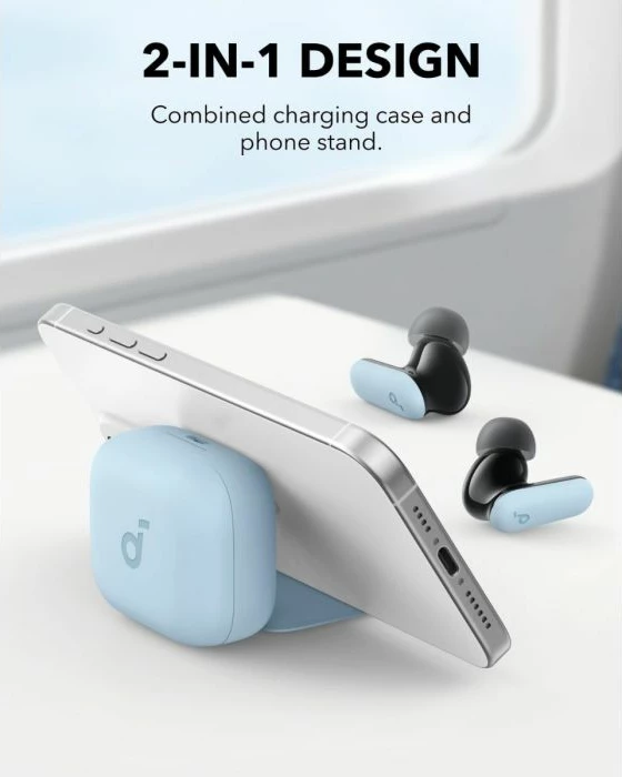 Kufje true wireless Anker Soundcore P30i, ANC, Bluetooth 5.3, 10mm, deri 45h me kuti, USB-C, kaltër