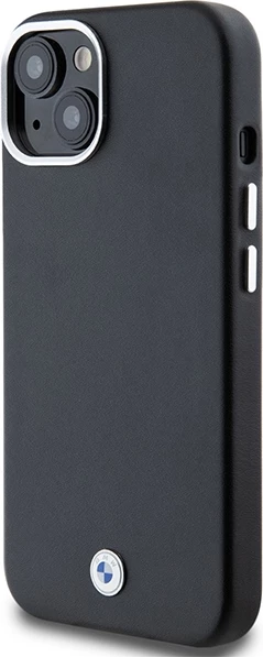 Mbështjellës BMW Signature Wrapped Metal MagSafe për iPhone 15 Plus / 14 Plus, i zi