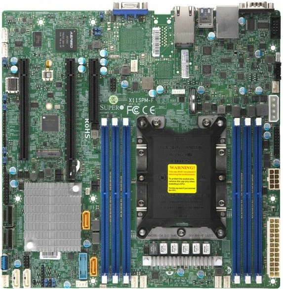 Pllakë amë Supermicro X11SPM-F, Intel, LGA 3647 (Socket P), 165 W, DDR4-SDRAM, 768 GB, 1.2 V
