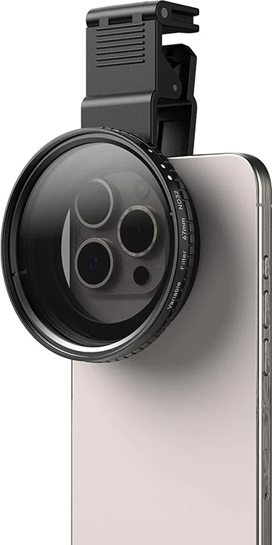 Filtër ND i ndryshueshëm Apexel APL-67VND32, 67mm, për telefona dhe kamera
