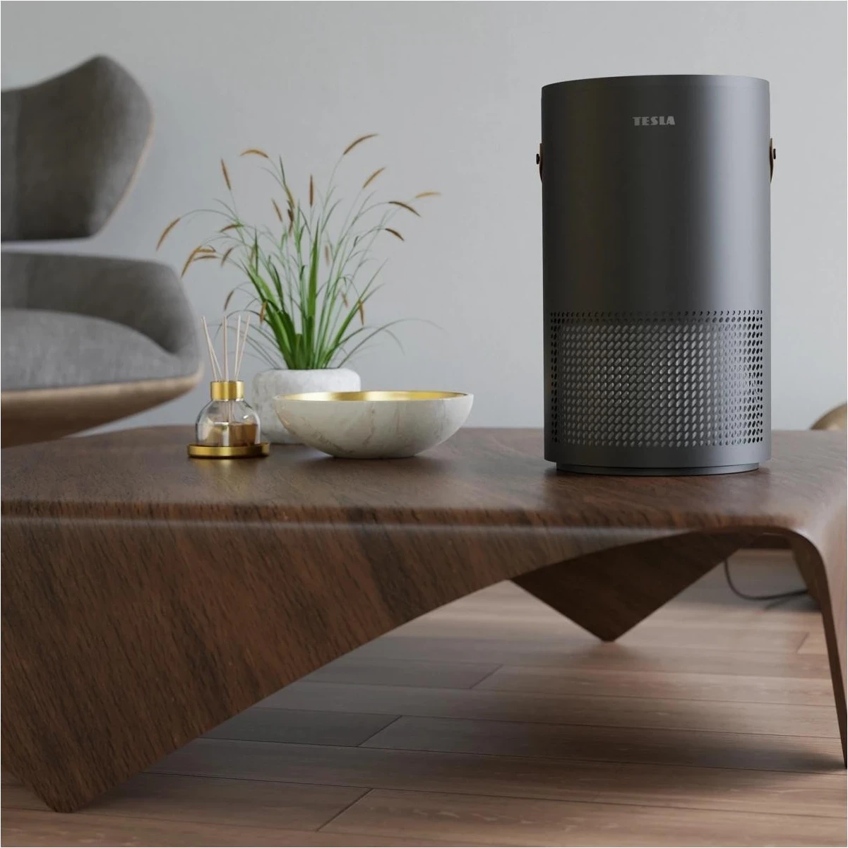 Pastrues ajri Tesla Smart S200, ngjyrë e zezë