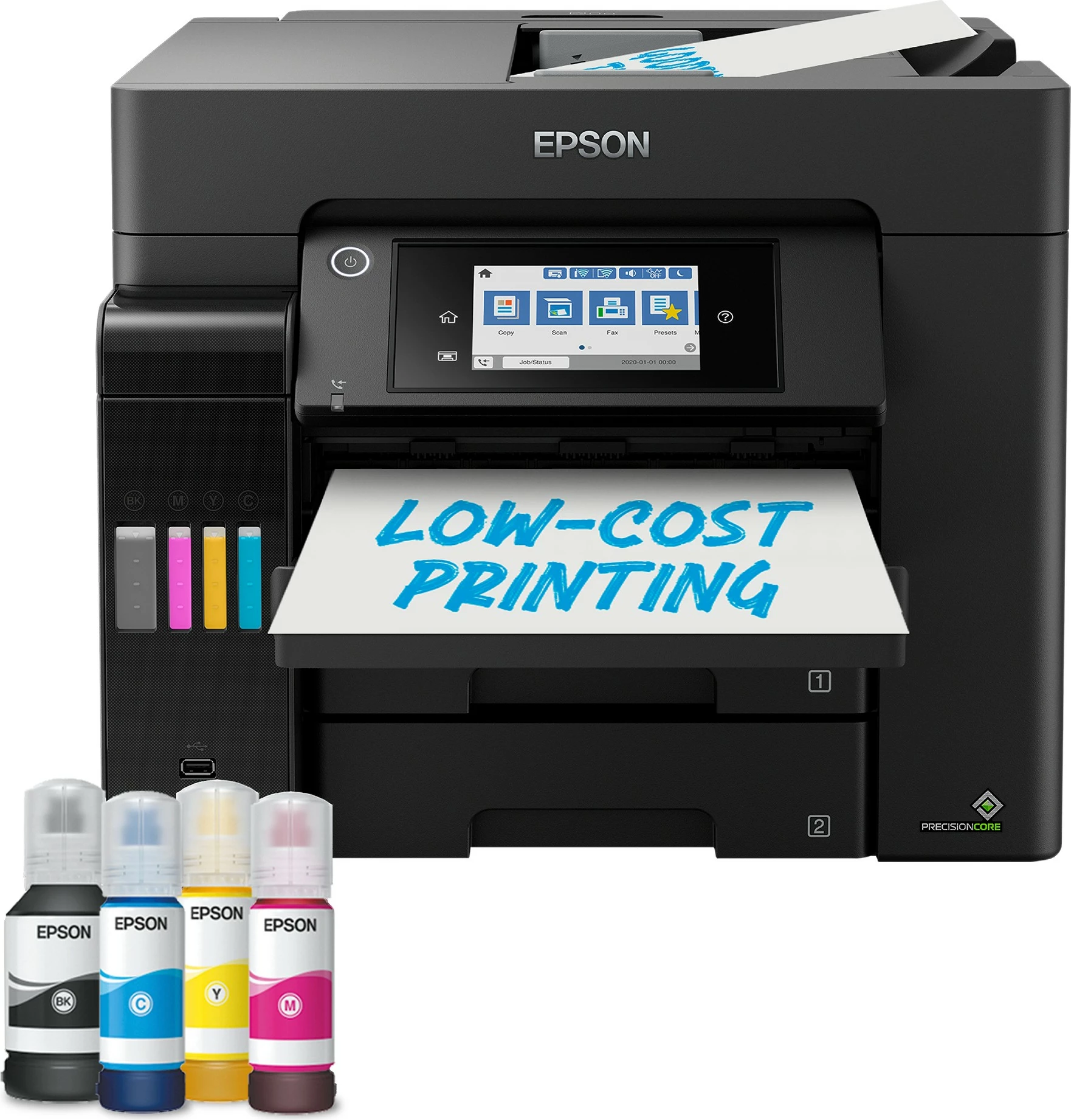 Printer multifunksional Epson EcoTank ET-5855, A4, Wi-Fi, sistem tanku boje, i zi