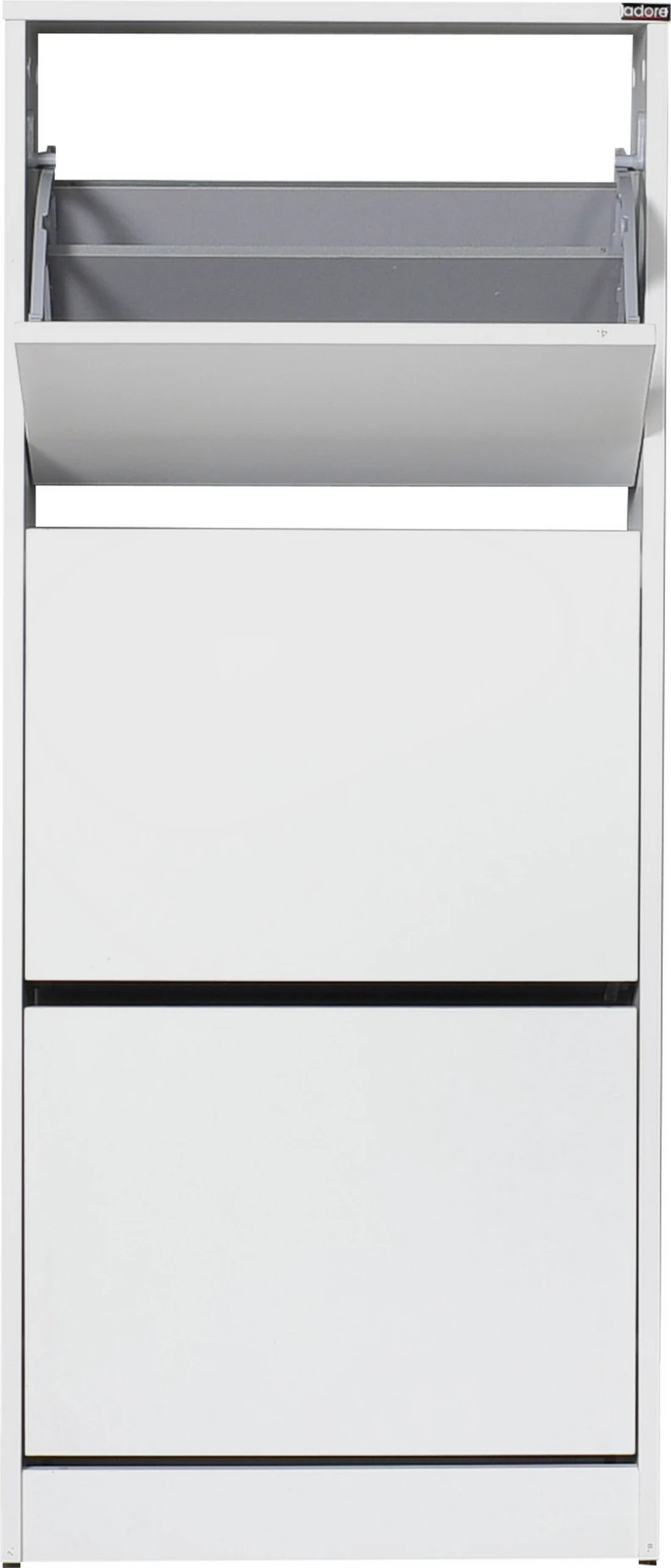 Dollap për këpucë, ngjyrë e bardhë, Skye Decor, SHC-330-BB-1