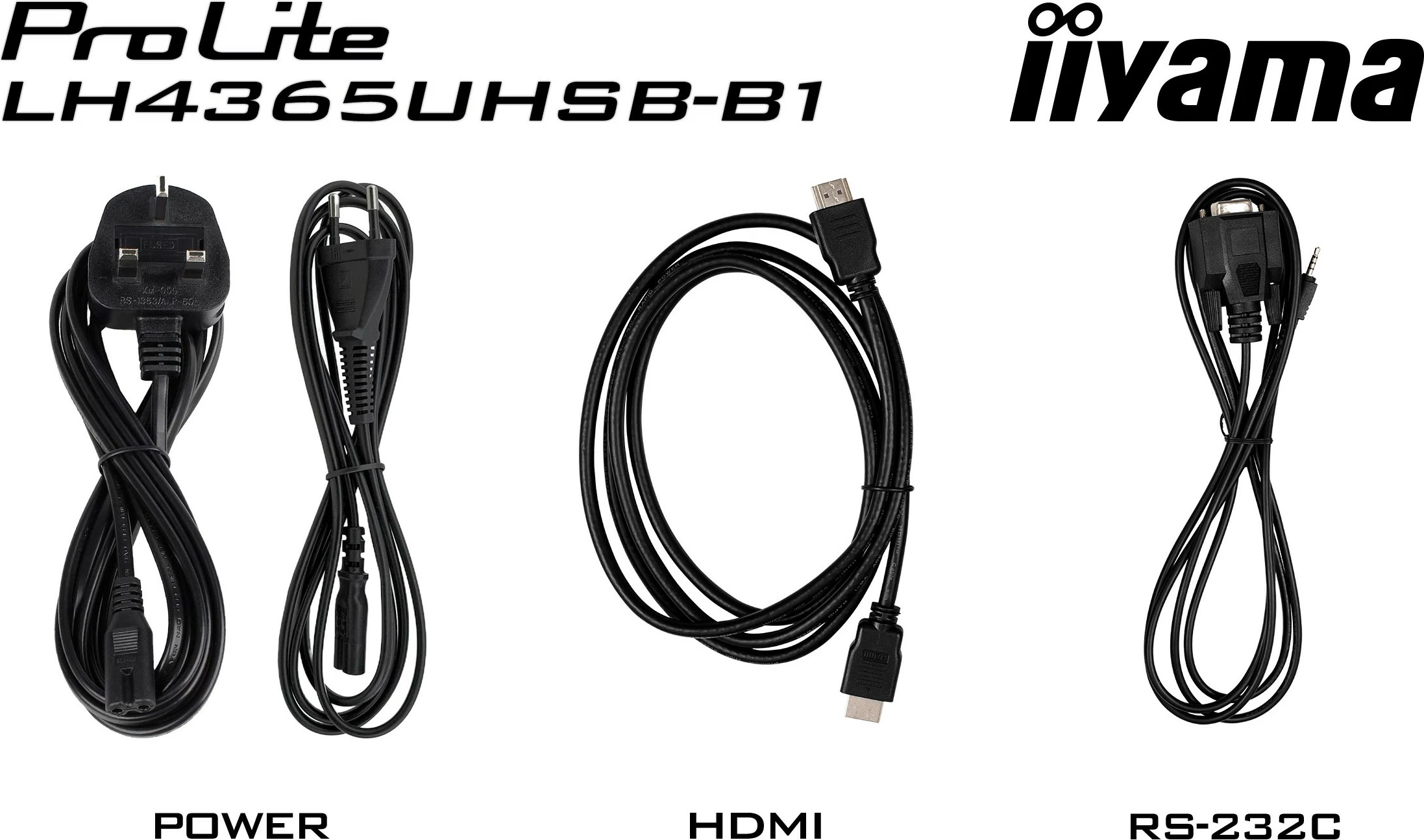 Monitor iiyama ProLite LH4365UHSB-B1, 43 inç, 4K Ultra HD, LED, Wi-Fi, zi