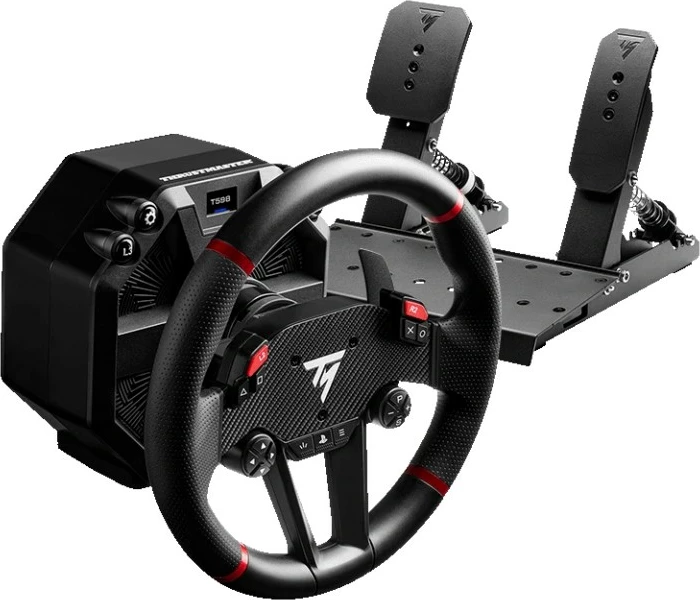 Set timon gare Thrustmaster T598 me pedale Raceline LTE, për PC/PS4/PS5, i zi