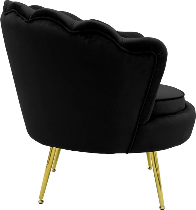 Fotel Daimon kadife zi-ari 79x74x78cm