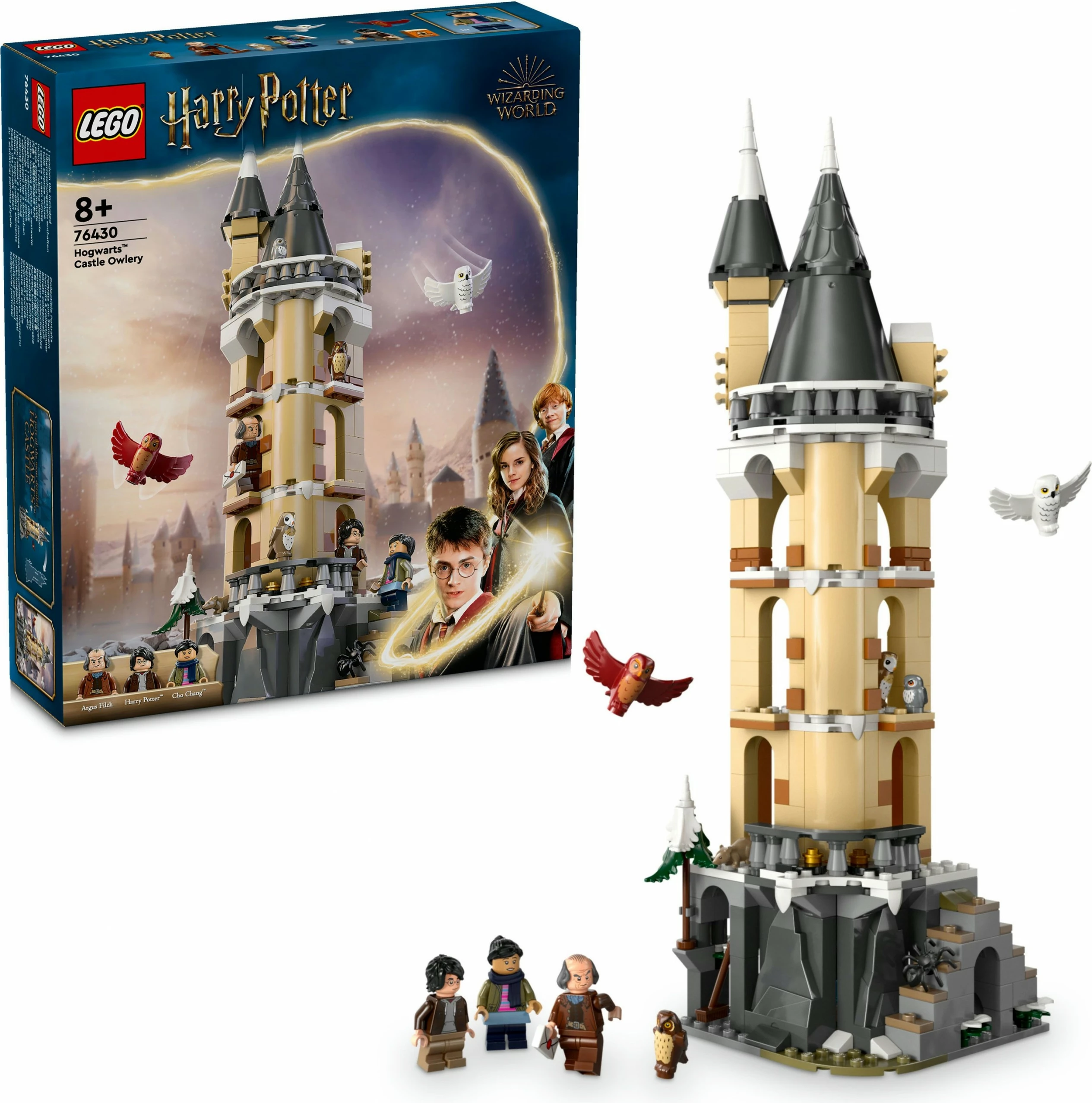 Set ndërtimi LEGO Harry Potter Hogwarts Castle Owlery 364 pjesë, multikolor