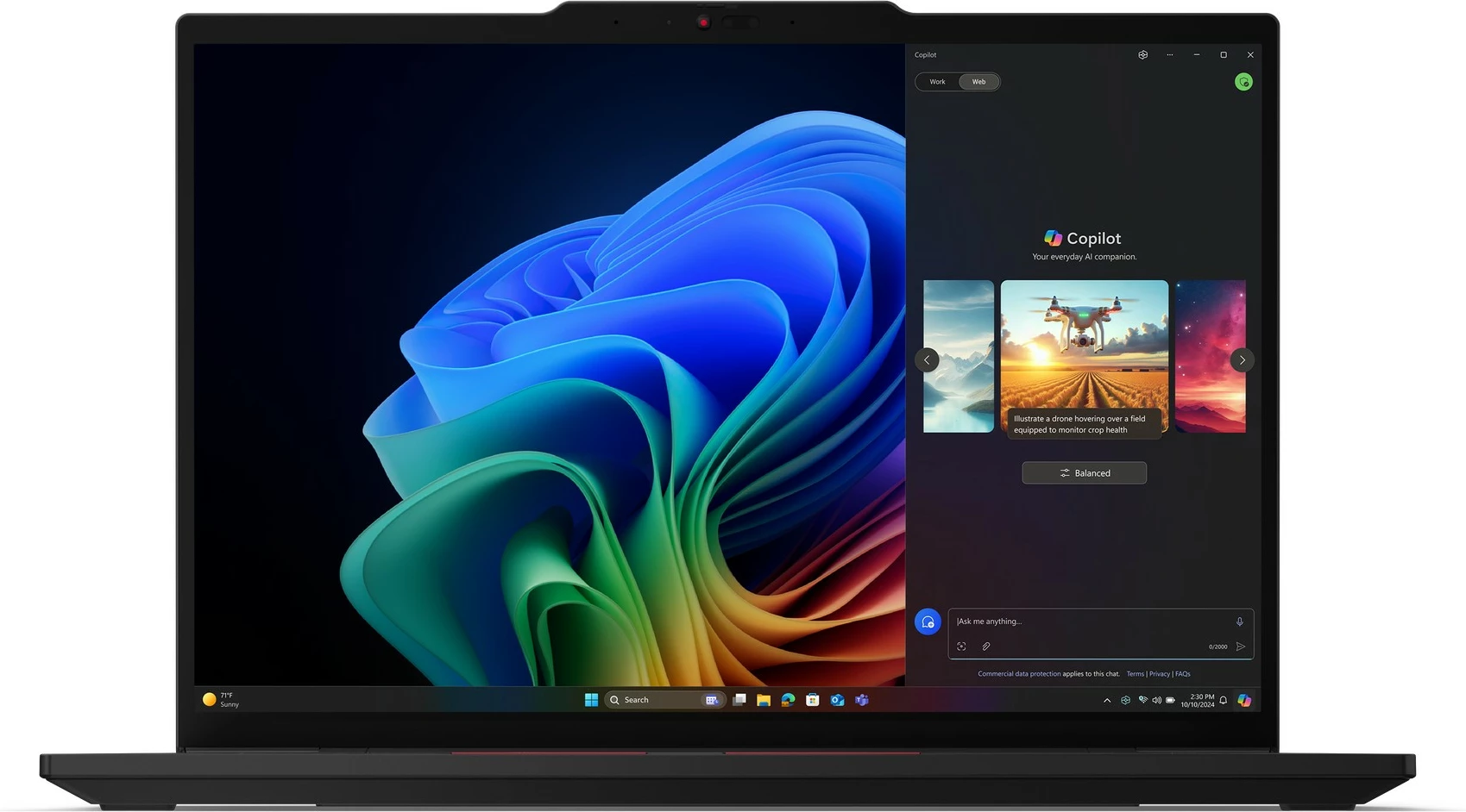 Kompjuter Lenovo ThinkPad T14s G5, AMD Ryzen 7, 32GB RAM, 1TB SSD, 14 inç, 5G, i zi