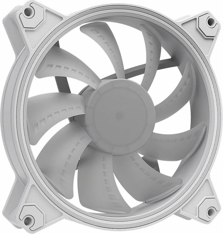 Ventilator kasë PC Modecom Volcano Apex 120 ARGB Reverse FAN-APEX-120R-ARGB-20 120mm 4-pin PWM i bardhë, 1 copë