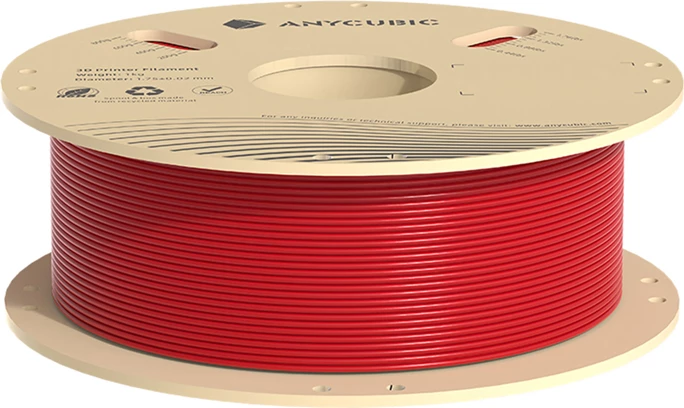 Filament 3D PLA, Anycubic, IPHPLRR-106, 1 kg, 1.75 mm, i kuq