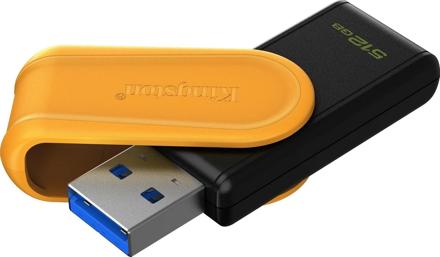 USB Kingston DataTraveler Exodia S 512GB, USB 3.2, zi-verdhë