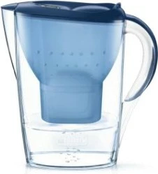 Ibrik filtrues uji Brita Marella 2.4L me 3 fishekë, Blu